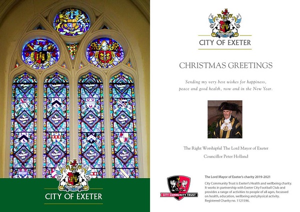 Lord Mayor of Exeter's Xmas Card