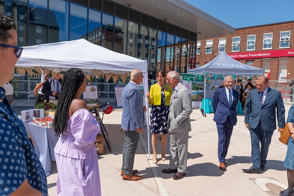 Prince Charles visits new Exeter Bus Station
